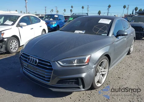 2018 Audi A5 2.0T Premium from USA, damaged, VIN WAUENCF57JA028138